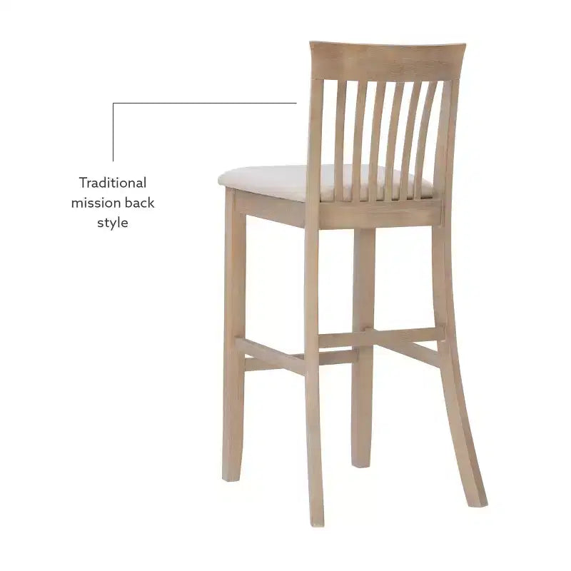 Linon Torino Tabouret Bois