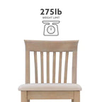 Linon Torino Tabouret Bois