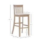 Linon Torino Tabouret Bois
