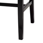 bali & pari Prita Paper Loom and Mahogany Wood Dining Chair Brown/Black