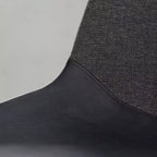 LumiSource Ensemble de 2 fauteuils d'appoint Outlaw bicolores en tissu Métal noir/PU noir/Gris