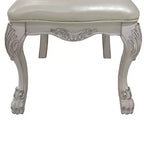 Chaise de salle à manger Dresden de 25,75 po : Rembourrée, dossier capitonné, bois composite - Acme Furniture