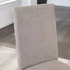 Magasin 24h/24 et 7j/7 à domicile : Chaises de salle à manger capitonnées avec coussin en mousse et cadre en bois, lot de 2