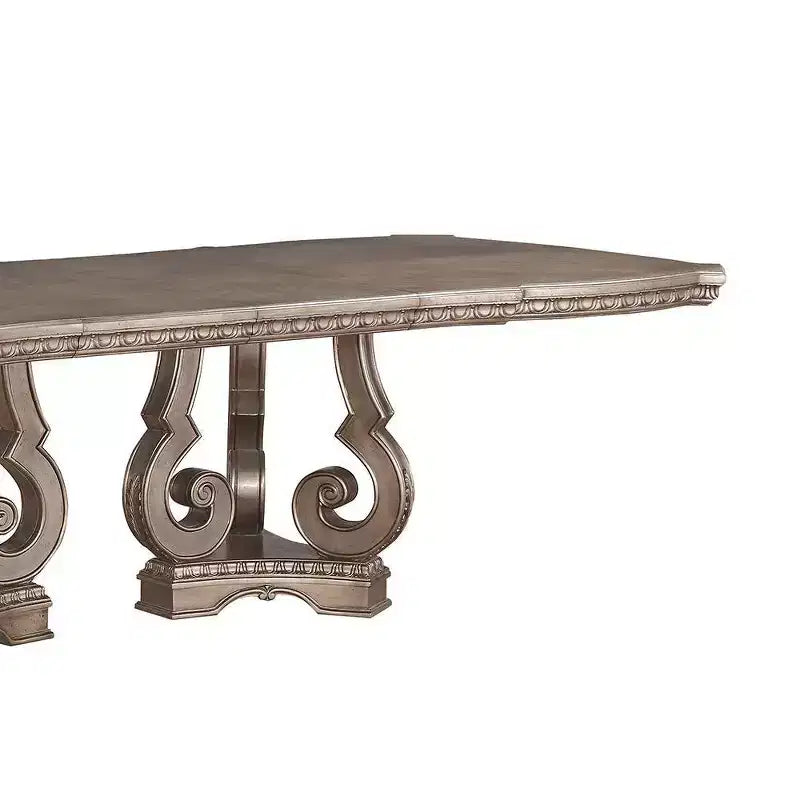 Tables de salle à manger 76 à 112 po Northville argent antique - Meubles Acme
