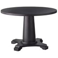 Buylateral Atwood 45" Round Pedestal Dining Table Matte Black