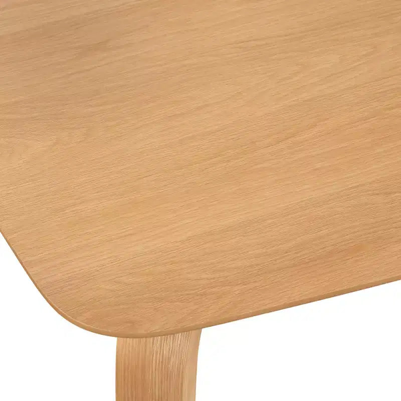 Table à manger rectangulaire Lifestorey Sigrid en chêne clair naturel