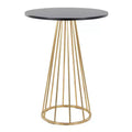 LumiSource Canary MDF Counter Table Gold/Black