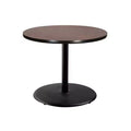 Hampden Furnishings 30" Bennet Collection Round Dining Table Black/Mahogany