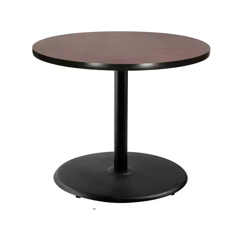 Table à manger ronde 30 po Hampden Furnishings, collection Bennet, noir/acajou