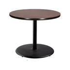 Table à manger ronde 30 po Hampden Furnishings, collection Bennet, noir/acajou
