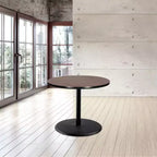 Table à manger ronde 30 po Hampden Furnishings, collection Bennet, noir/acajou
