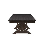 Table de salle à manger Maisha 264 cm, finition noyer rustique - Acme Furniture