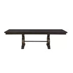 Table de salle à manger Maisha 264 cm, finition noyer rustique - Acme Furniture