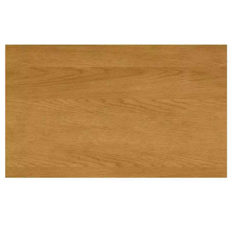 Table à manger rectangulaire Saige en placage de chêne WyndenHall : Bois massif, 6 places, pieds droits