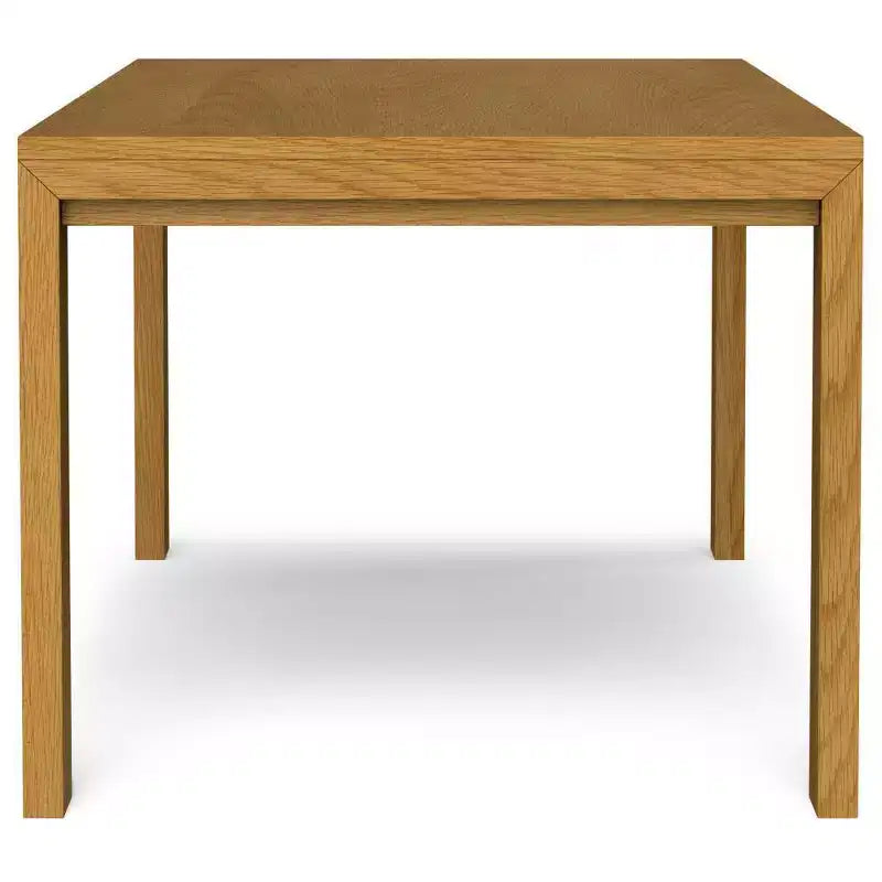 Table à manger rectangulaire Saige en placage de chêne WyndenHall : Bois massif, 6 places, pieds droits