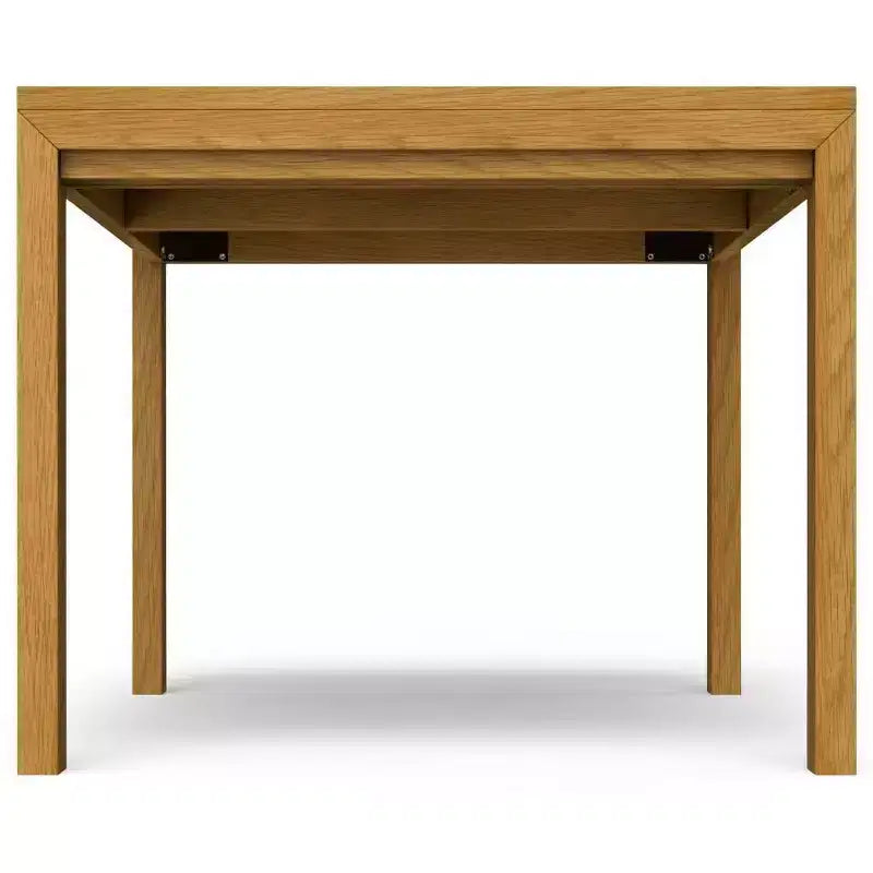 Table à manger rectangulaire Saige en placage de chêne WyndenHall : Bois massif, 6 places, pieds droits