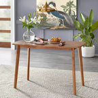 Table à manger rectangulaire Buylateral Nettie de style Mid-Century Modern, fini noyer