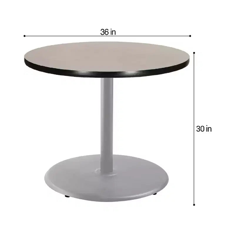 Table à manger ronde 30 po Bennet Collection, Hampden Furnishings, gris/nébuleuse grise
