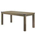 Abiram 71" Dining Tables Rustic Oak - Acme Furniture