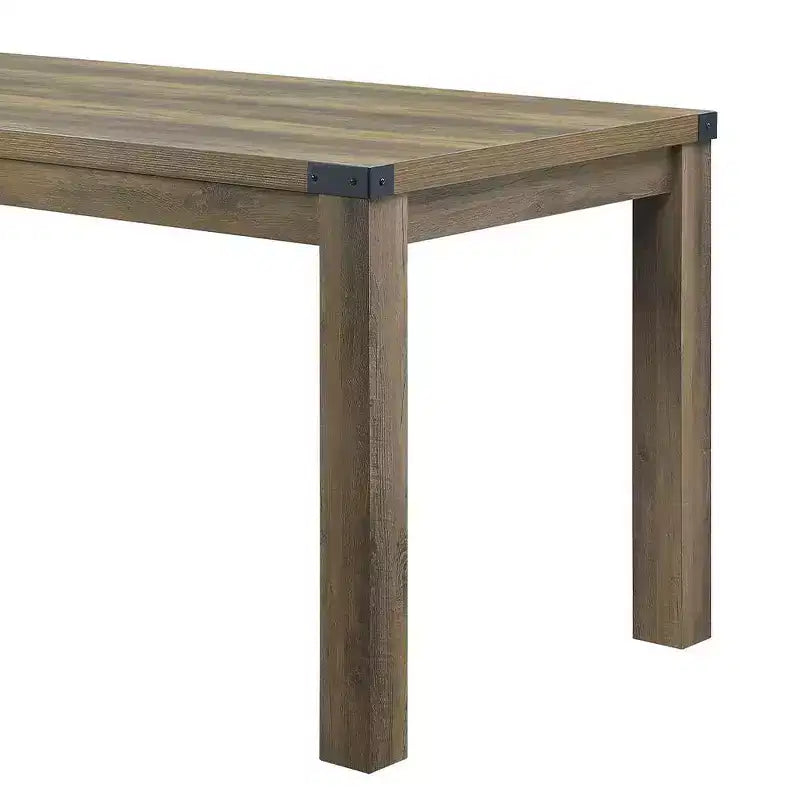 Tables de salle à manger Abiram 71 po en chêne rustique - Acme Furniture