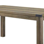 Tables de salle à manger Abiram 71 po en chêne rustique - Acme Furniture