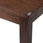 Ensemble de salle à manger Alexa 7 pièces Cerise Marron - Picket House Furnishings : Table rectangulaire, 6 chaises en bois, Finition laquée