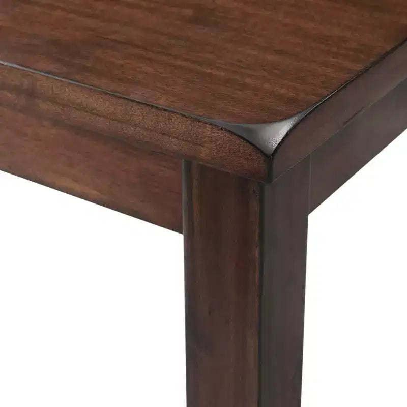 Ensemble de salle à manger Alexa 7 pièces Cerise Marron - Picket House Furnishings : Table rectangulaire, 6 chaises en bois, Finition laquée