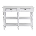Acme Furniture Rorratt Kitchen Island Marble Top/White Finish