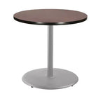 Table à manger ronde 36 po de la collection Bennet de Hampden Furnishings, gris/acajou