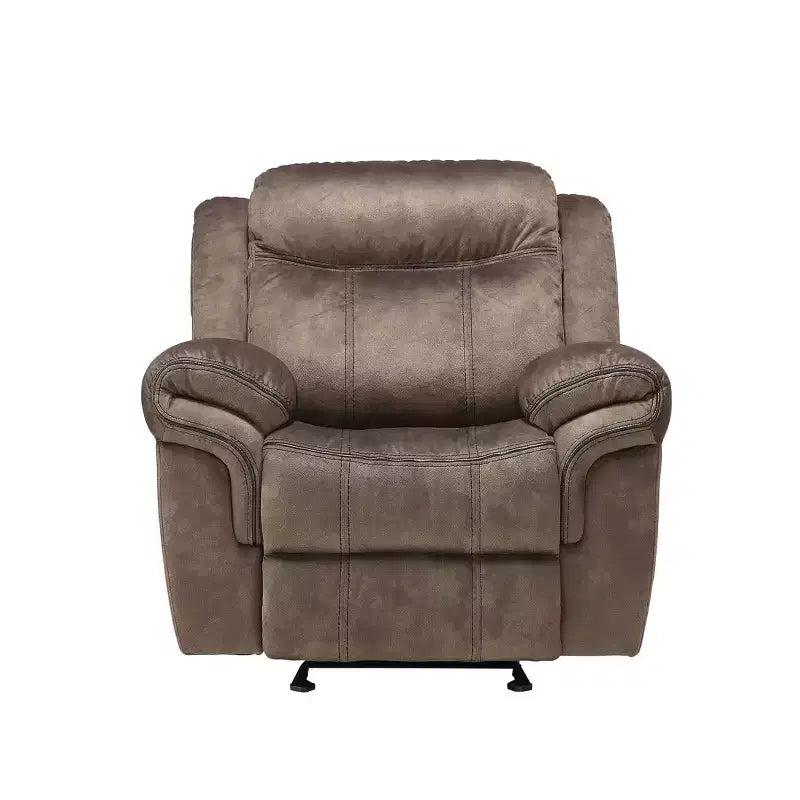 Fauteuil inclinable deux tons Acme Furniture Zubaida Velours Chocolat
