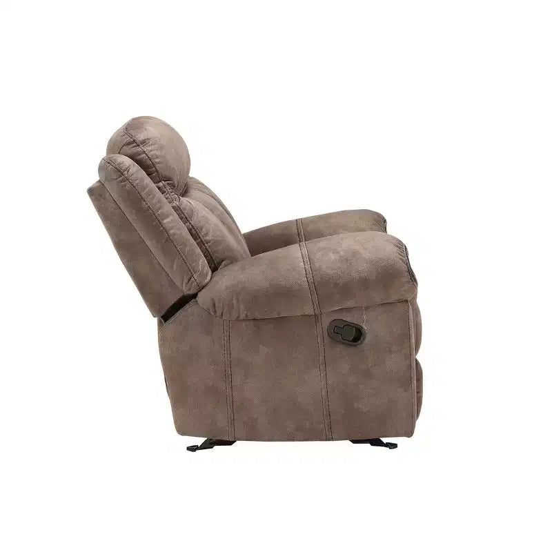 Fauteuil inclinable deux tons Acme Furniture Zubaida Velours Chocolat