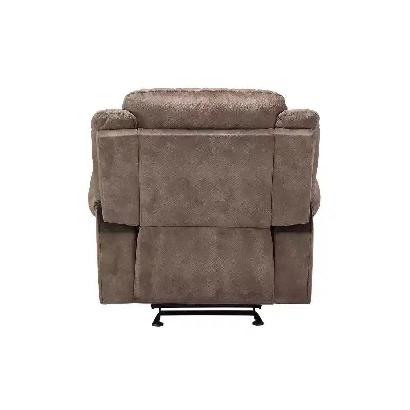 Fauteuil inclinable deux tons Acme Furniture Zubaida Velours Chocolat