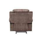Fauteuil inclinable deux tons Acme Furniture Zubaida Velours Chocolat