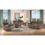 Fauteuil inclinable deux tons Acme Furniture Zubaida Velours Chocolat