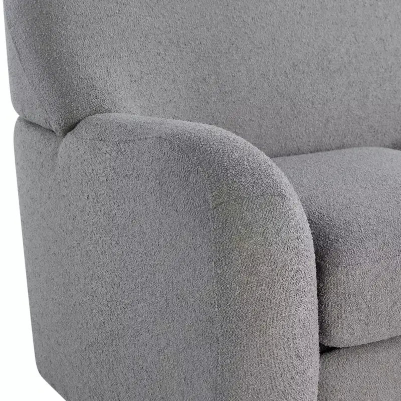 Lifestyle Solutions Causeuse Jade Boucle Grise