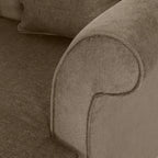 Freas Contemporary Tufted Double Chaise Lounge : Accoudoirs Volutés Élégants, Pieds en Bois de Bouleau - Christopher Knight Home
