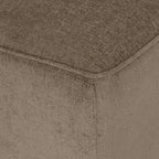 Freas Contemporary Tufted Double Chaise Lounge : Accoudoirs Volutés Élégants, Pieds en Bois de Bouleau - Christopher Knight Home