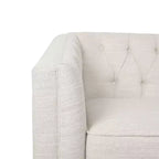 Christopher Knight Home Canapé deux places capitonné Cantrell beige/espresso