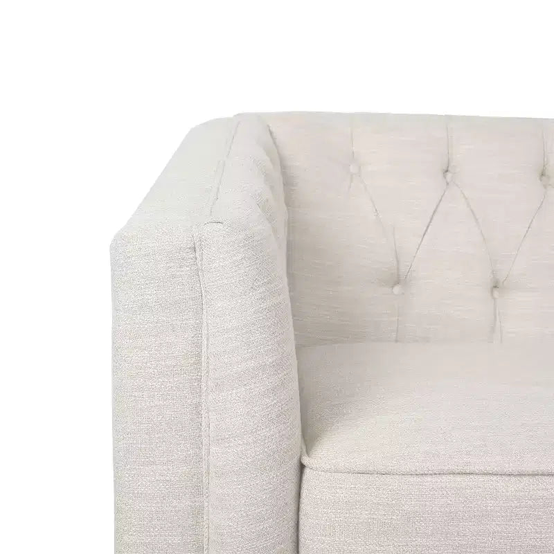 Christopher Knight Home Canapé deux places capitonné Cantrell beige/espresso