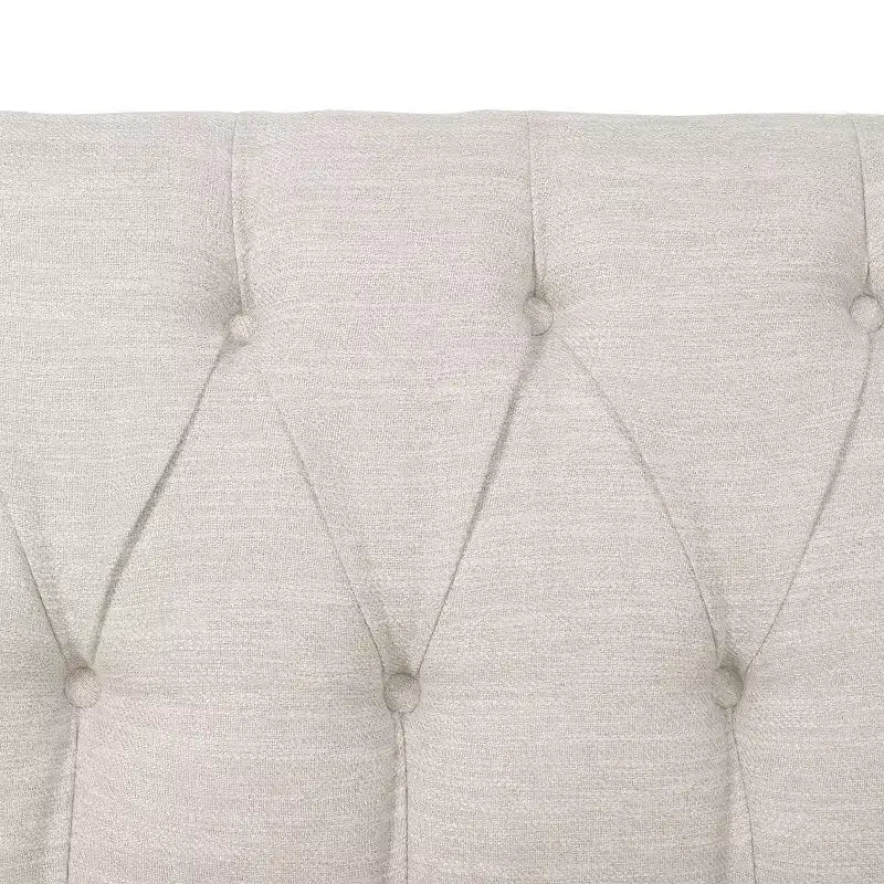 Christopher Knight Home Canapé deux places capitonné Cantrell beige/espresso