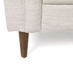 Christopher Knight Home Canapé deux places capitonné Cantrell beige/espresso