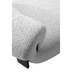 Manhattan Comfort Lot de 2 chaises d'appoint modernes en tissu tissé Bartow, Ivoire/Noir