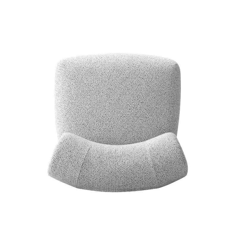 Manhattan Comfort Lot de 2 chaises d'appoint modernes en tissu tissé Bartow, Ivoire/Noir