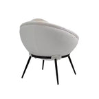 Table d'appoint à tréteaux Storied Home en bois et marbre blanc/noyer : d'inspiration art moderne, design minimaliste, assemblage facile sans outils