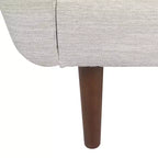 Christopher Knight Home Gould Fauteuil club rembourré avec oreillers décoratifs Beige/Noyer