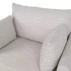 Christopher Knight Home Gould Fauteuil club rembourré avec oreillers décoratifs Beige/Noyer