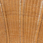 bali & pari Fauteuil d'appoint fleur en rotin Blossom miel