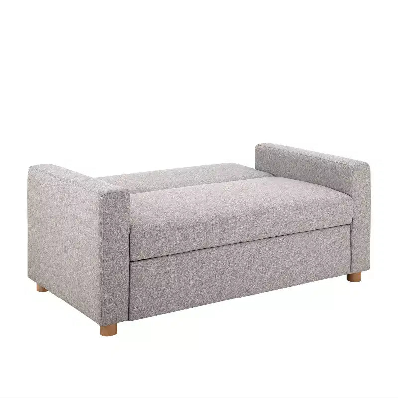 Sofa convertible Serta Aurora gris clair tissé