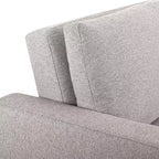 Sofa convertible Serta Aurora gris clair tissé