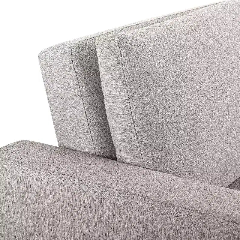 Sofa convertible Serta Aurora gris clair tissé